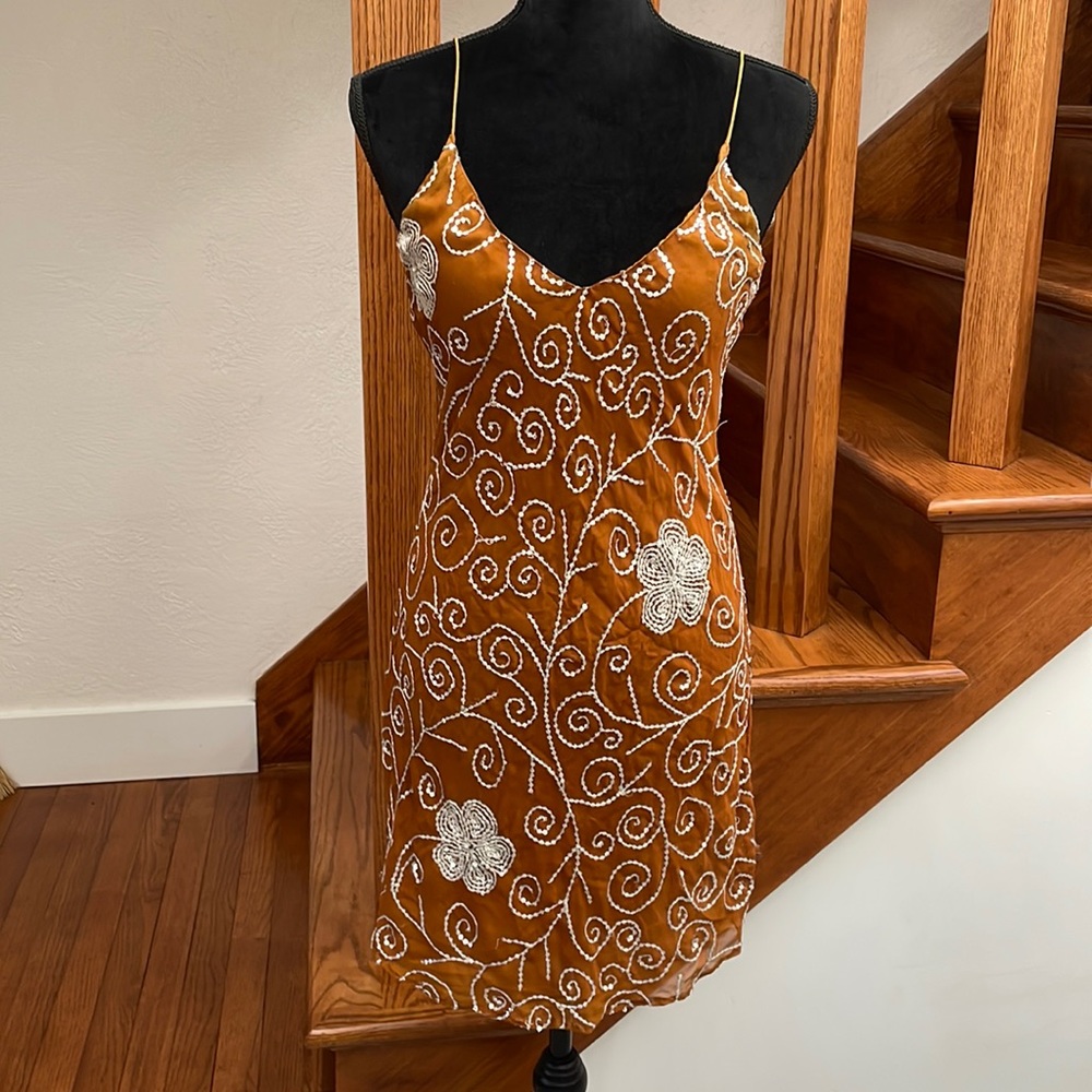 Dean Alan Mini Sequin Spaghetti Strap Dress